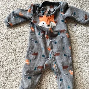 Carter's Fleece Onesie-Size 3-6 months-New